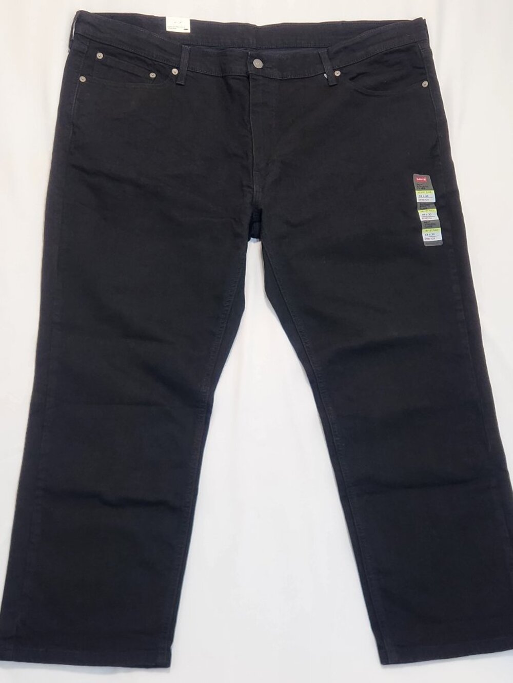 Levi's 541 Athletic Taper Black Stretch Jeans Big & Tall 48x30 NWT